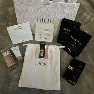 Dior Skincare/makeup Collection - Gold and Black Elegance
